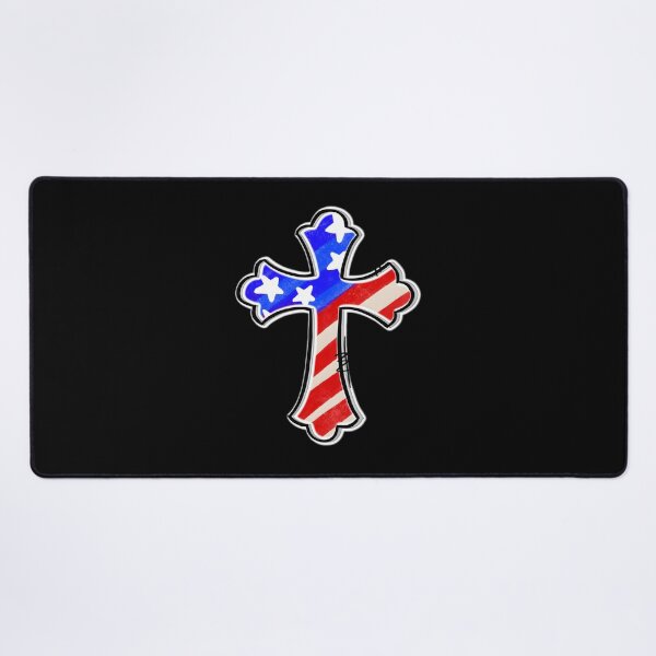Item preview, Patriotic Cross Red White and Blue designed and sold by RobertFJr.
