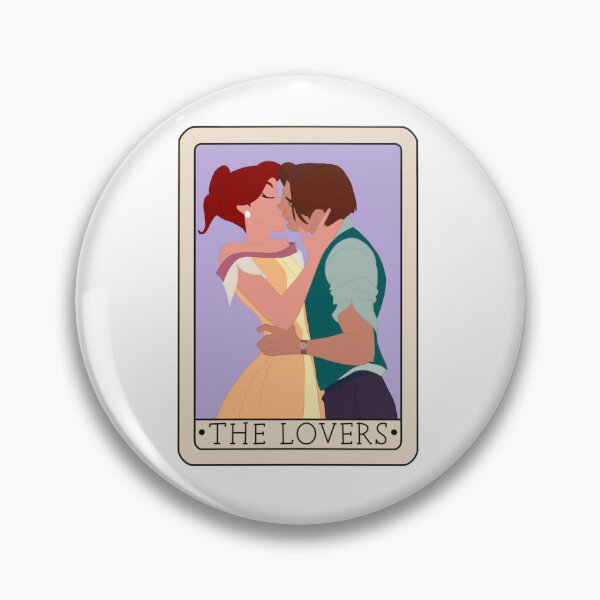 Item preview, Anastasia and Dimitri The Lovers Tarot Card designed and sold by FreeOrca.