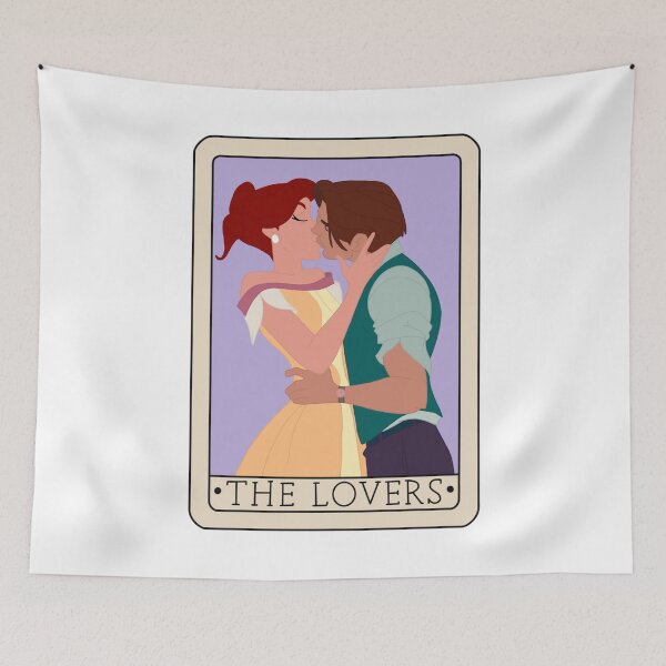 Item preview, Anastasia and Dimitri The Lovers Tarot Card designed and sold by FreeOrca.