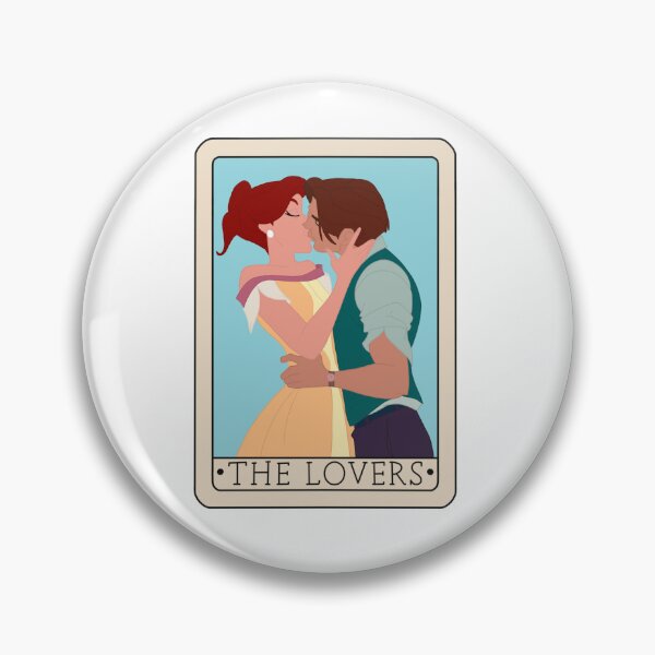 Item preview, Anastasia and Dimitri The Lovers Tarot Card designed and sold by FreeOrca.