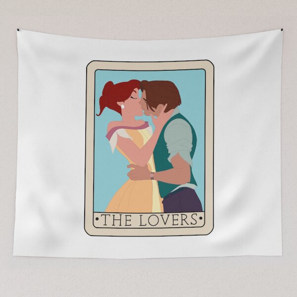 Item preview, Anastasia and Dimitri The Lovers Tarot Card designed and sold by FreeOrca.