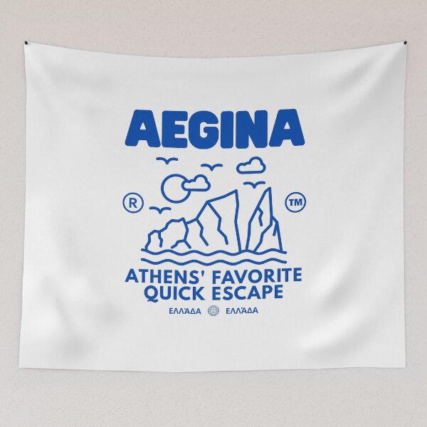 Item preview, Aegina: Athen's favorite quick escape (Aegina Greece) designed and sold by Peerless-Prime.