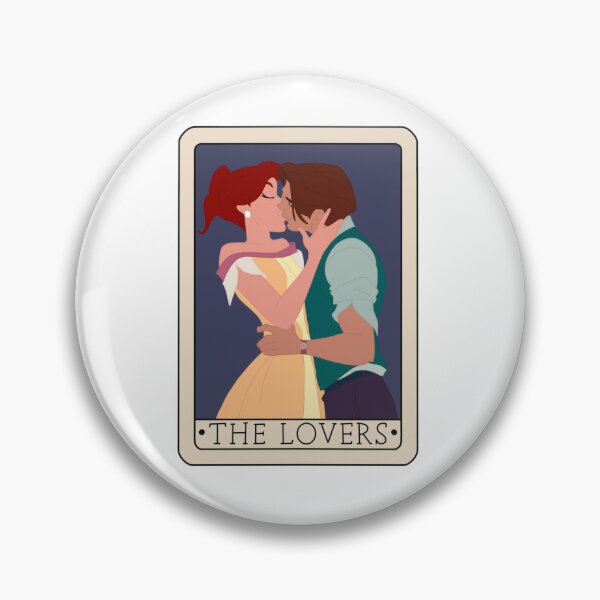 Item preview, Anastasia and Dimitri The Lovers Tarot Card designed and sold by FreeOrca.