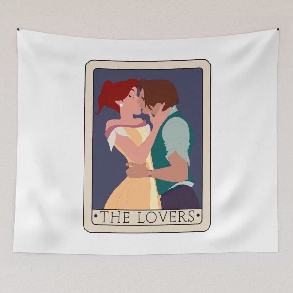 Item preview, Anastasia and Dimitri The Lovers Tarot Card designed and sold by FreeOrca.