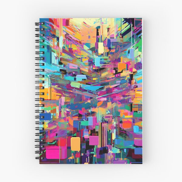Item preview, Glitch Surreal Chaos Multicolored Art designed and sold by CharlottePlaceArt.