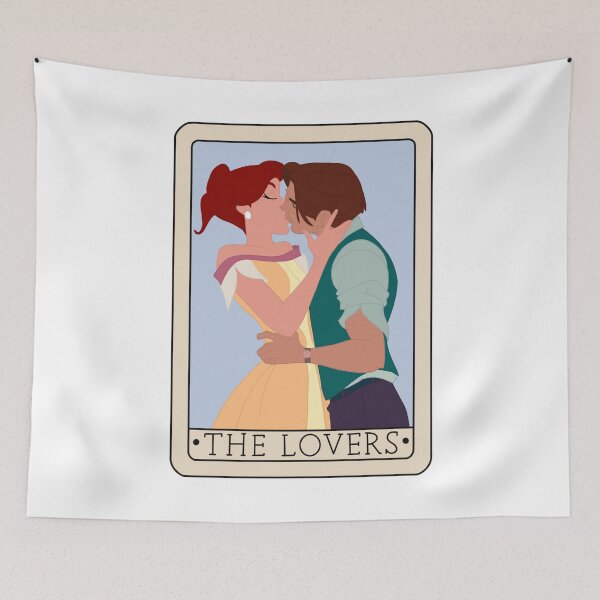 Item preview, Anastasia and Dimitri The Lovers Tarot Card designed and sold by FreeOrca.