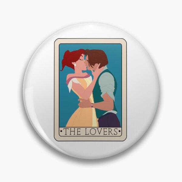 Item preview, Anastasia and Dimitri The Lovers Tarot Card designed and sold by FreeOrca.