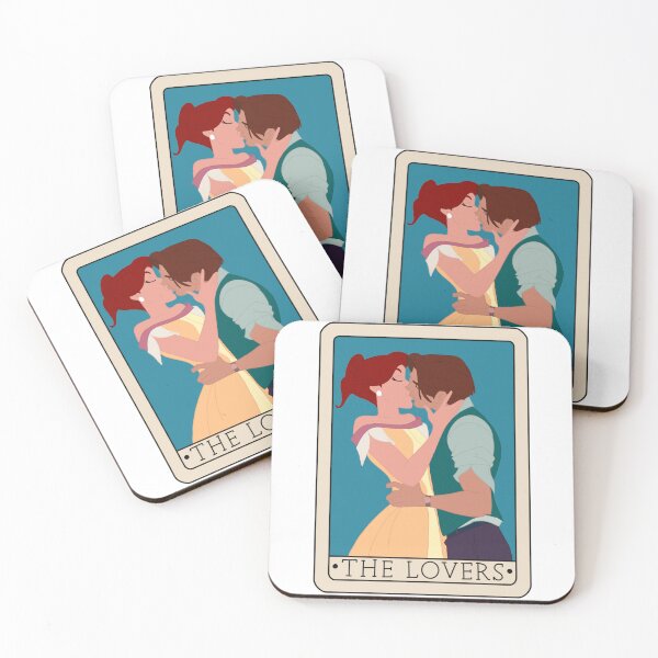Item preview, Anastasia and Dimitri The Lovers Tarot Card designed and sold by FreeOrca.