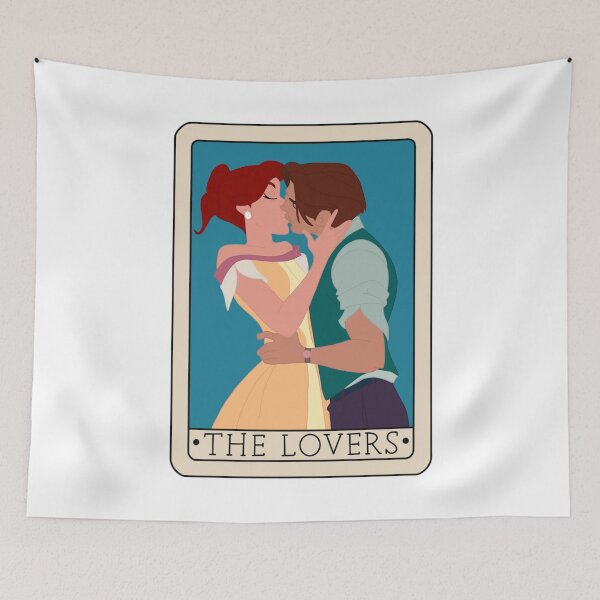 Item preview, Anastasia and Dimitri The Lovers Tarot Card designed and sold by FreeOrca.