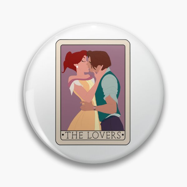 Item preview, Anastasia and Dimitri The Lovers Tarot Card designed and sold by FreeOrca.