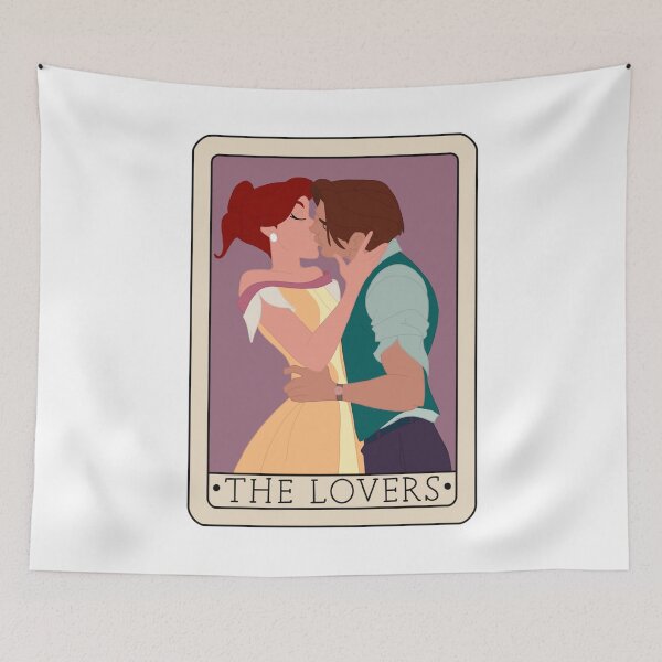 Item preview, Anastasia and Dimitri The Lovers Tarot Card designed and sold by FreeOrca.