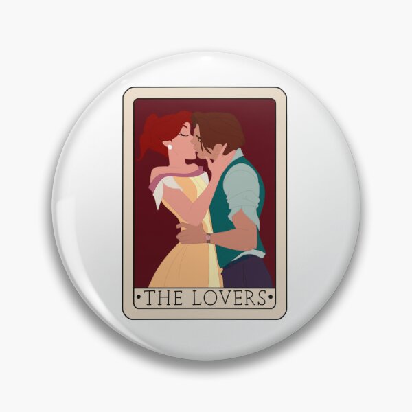 Item preview, Anastasia and Dimitri The Lovers Tarot Card designed and sold by FreeOrca.