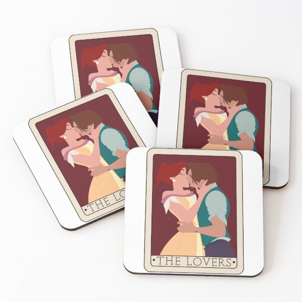 Item preview, Anastasia and Dimitri The Lovers Tarot Card designed and sold by FreeOrca.