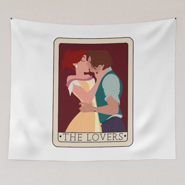 Item preview, Anastasia and Dimitri The Lovers Tarot Card designed and sold by FreeOrca.