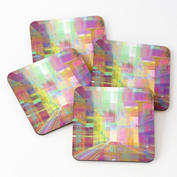 Item preview, Glitch Surreal Chaos Multicolored Art designed and sold by CharlottePlaceArt.