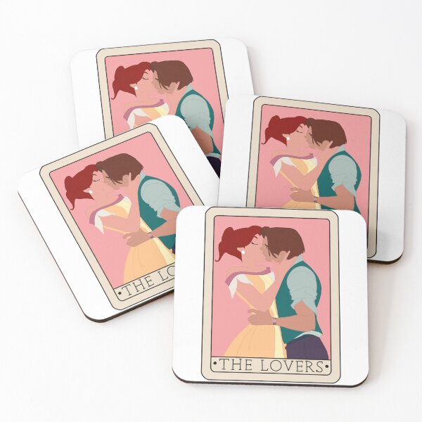 Item preview, Anastasia and Dimitri The Lovers Tarot Card designed and sold by FreeOrca.