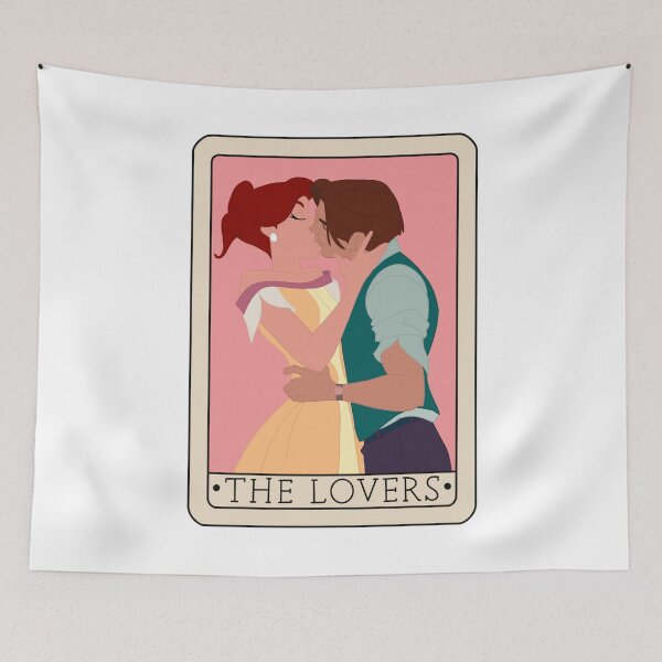 Item preview, Anastasia and Dimitri The Lovers Tarot Card designed and sold by FreeOrca.