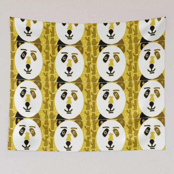 Item preview, Chinese Golden Panda Pattern  designed and sold by 3triadstore.