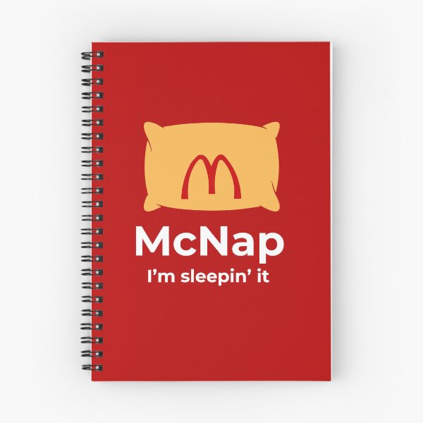 Item preview, McNap Parody t-Shirt | Funny Fast Food Sleep Shirt designed and sold by PrincessStudio.