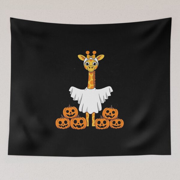 Item preview, Giraffe Halloween Costume Boo with Ghost Sheet  designed and sold by MicanCuteStore.
