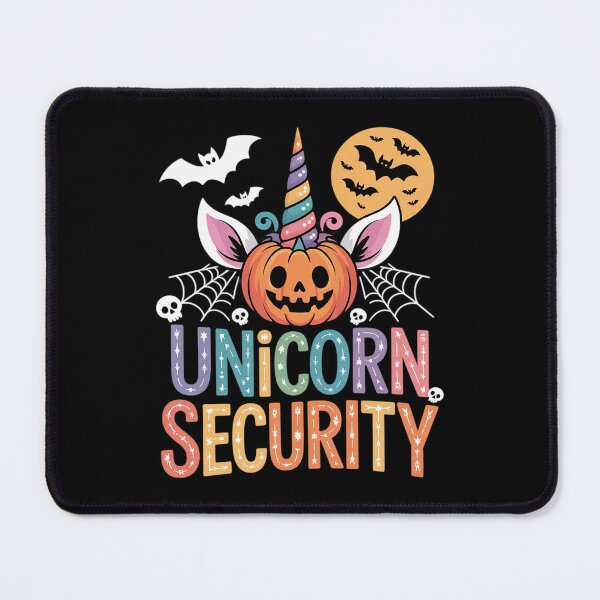 Item preview, Unicorn Lover Security Halloween Unicorn Horn Horror Pumpkin designed and sold by GGrizeldaRivas.