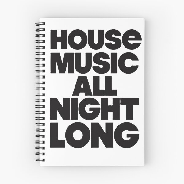 Aperçu de l'œuvre Musique House toute la nuit créée et vendue par Funkiko.