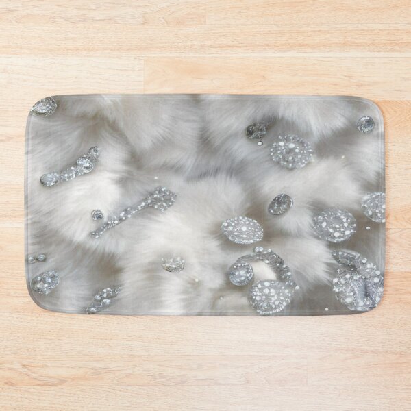 Item preview, Scattered Diamonds On White Fur designed and sold by Demetria Matthews.