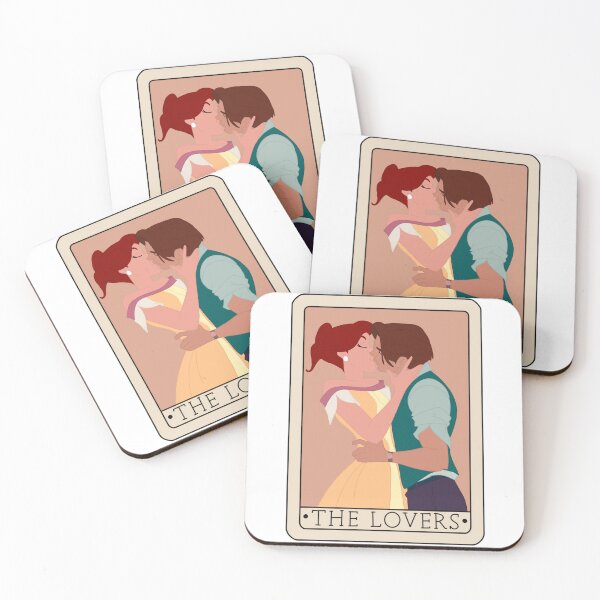 Item preview, Anastasia and Dimitri The Lovers Tarot Card designed and sold by FreeOrca.