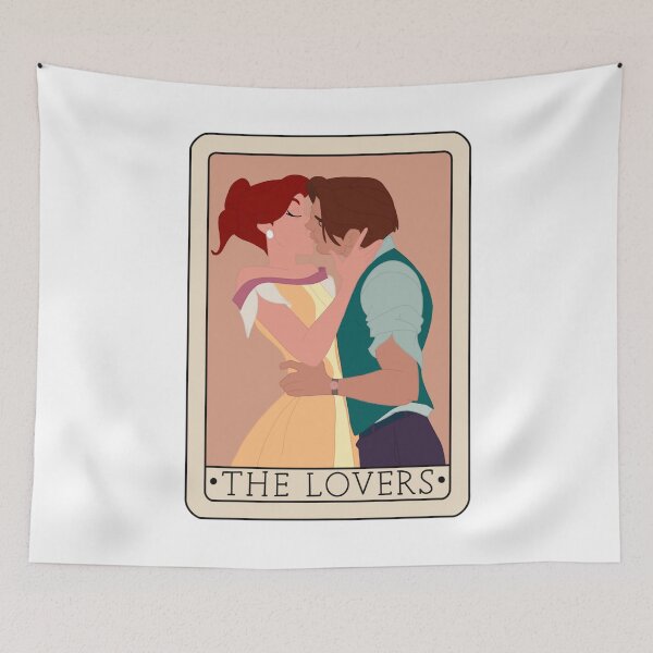 Item preview, Anastasia and Dimitri The Lovers Tarot Card designed and sold by FreeOrca.