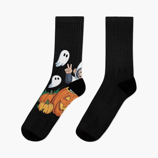 Item preview, Monkey Ghost Boo Halloween Monkey Womens Mens Kids  designed and sold by MicanCuteStore.