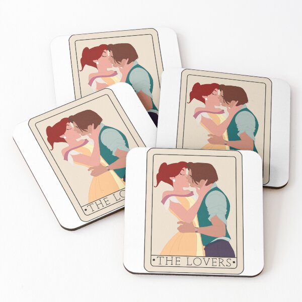 Item preview, Anastasia and Dimitri The Lovers Tarot Card designed and sold by FreeOrca.