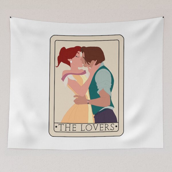 Item preview, Anastasia and Dimitri The Lovers Tarot Card designed and sold by FreeOrca.