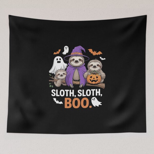 Item preview, Sloth Ghost Halloween Boo Costume Cute Lazy Pumpkin  designed and sold by MicanCuteStore.
