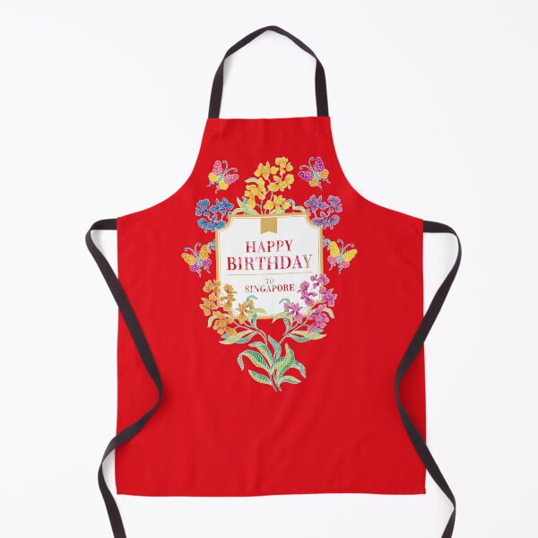 Item preview, Singapore Birthday Greeting With Batik Orchid designed and sold by YoungLWorkshop.