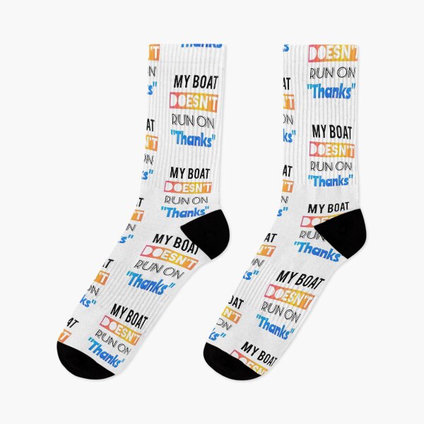 Item preview, My Boat Doesn't Run on Thanks - Funny Boating Gift | Captain Fuel Money Quote designed and sold by SergioMiklos.
