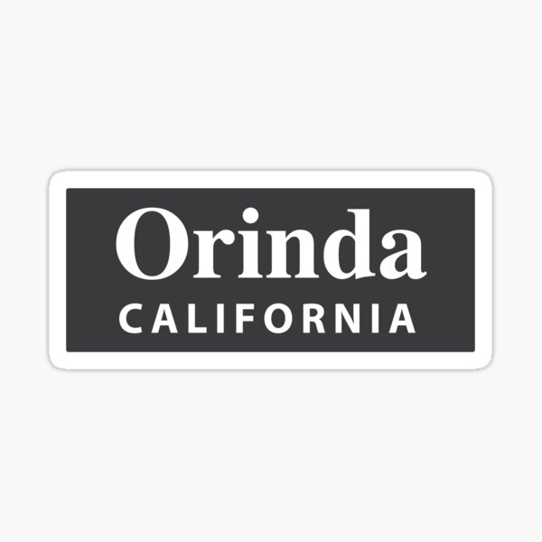 Item preview, Orinda, California designed and sold by EveryCityxD1.