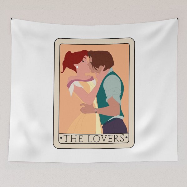 Item preview, Anastasia and Dimitri The Lovers Tarot Card designed and sold by FreeOrca.