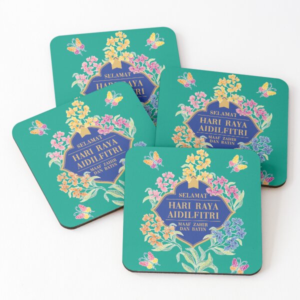 Item preview, Eid Al-Fitr Greeting with Batik Orchid designed and sold by YoungLWorkshop.