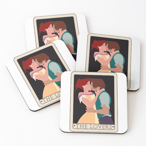 Item preview, Anastasia and Dimitri The Lovers Tarot Card designed and sold by FreeOrca.