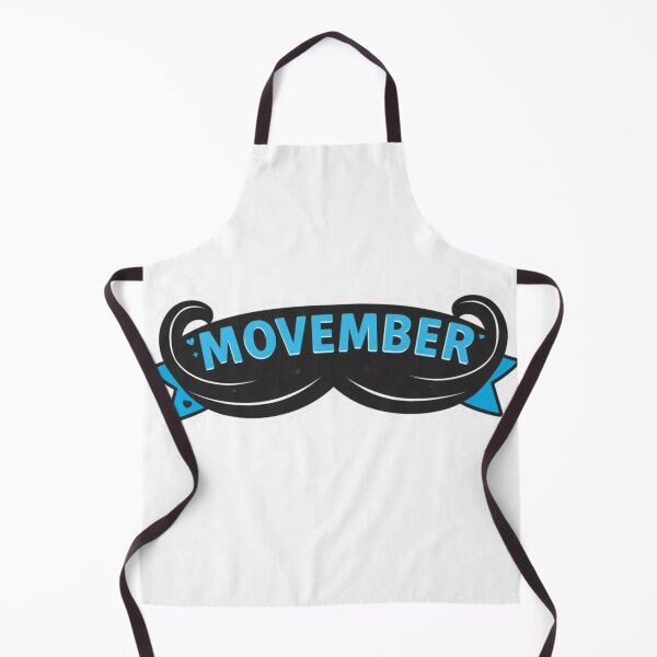 Item preview, Movember Mustache Sticker – Men’s Health Awareness Design | Blue Ribbon Movember Art designed and sold by ZACKLAB.