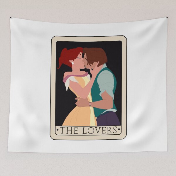 Item preview, Anastasia and Dimitri The Lovers Tarot Card designed and sold by FreeOrca.