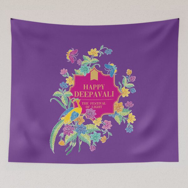 Item preview, Deepavali Greeting with Batik Pattern designed and sold by YoungLWorkshop.