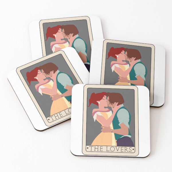 Item preview, Anastasia and Dimitri The Lovers Tarot Card designed and sold by FreeOrca.