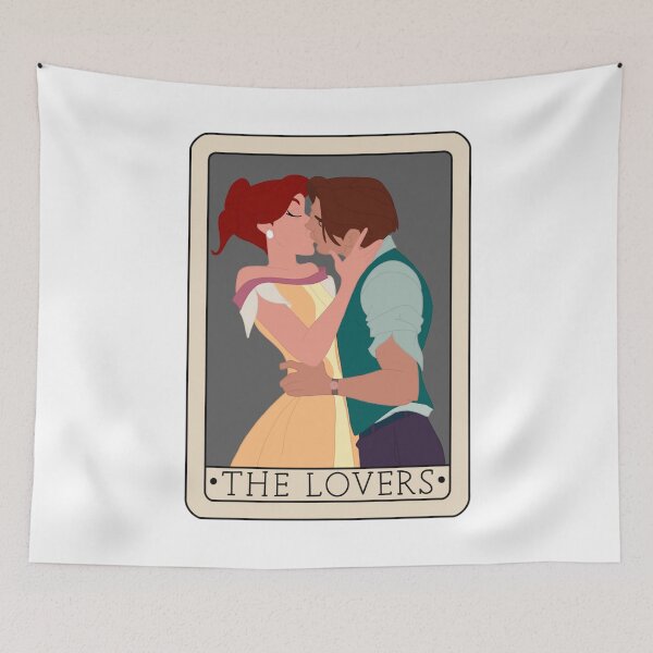 Item preview, Anastasia and Dimitri The Lovers Tarot Card designed and sold by FreeOrca.