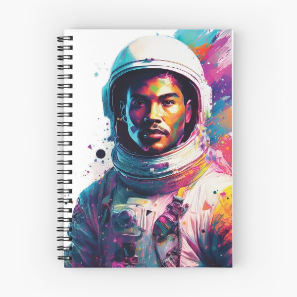 Item preview, Astronaut Man Cyberpunk Glitch Art designed and sold by CharlottePlaceArt.