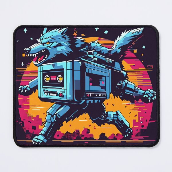 Item preview, Cassette Wolf Remix designed and sold by ONYX Pixee.