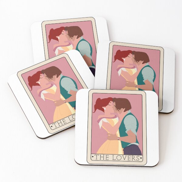Item preview, Anastasia and Dimitri The Lovers Tarot Card designed and sold by FreeOrca.