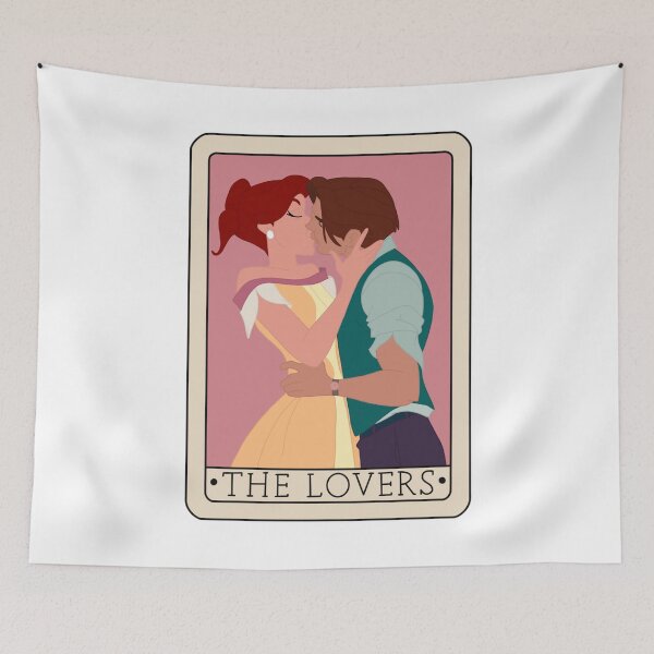 Item preview, Anastasia and Dimitri The Lovers Tarot Card designed and sold by FreeOrca.