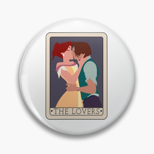 Item preview, Anastasia and Dimitri The Lovers Tarot Card designed and sold by FreeOrca.