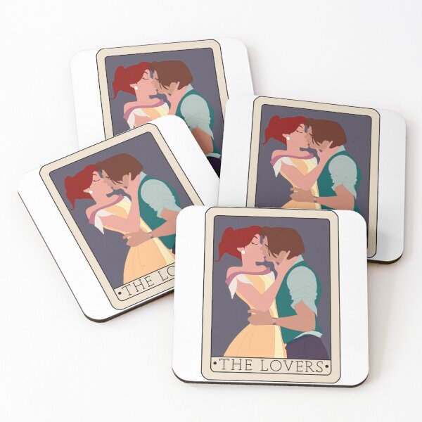 Item preview, Anastasia and Dimitri The Lovers Tarot Card designed and sold by FreeOrca.